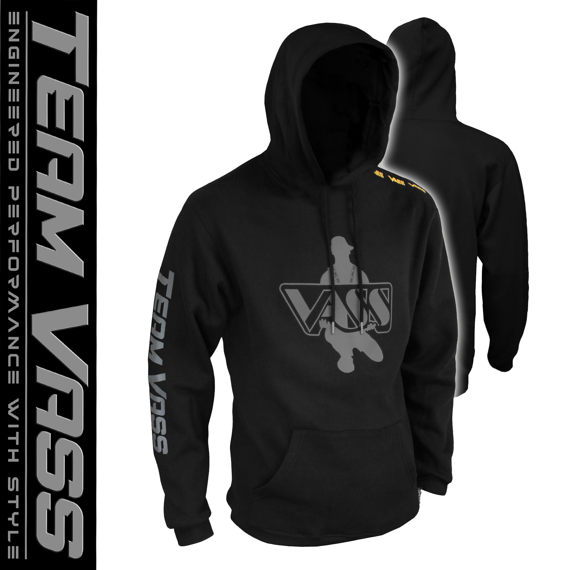 Team Vass Printed Hoody - Black Edition Team Vass Printed Hoody - Black Edition